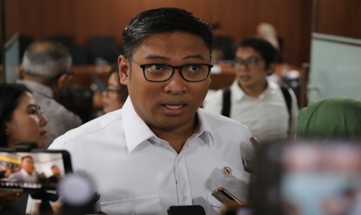 Wamentan Sudaryono usai Rapat Koordinasi Terbatas (Rakortas) Pangan di Graha Mandiri, Jakarta Pusat, pada Jumat (31/1/2025). (Foto: Dok. Kementan)