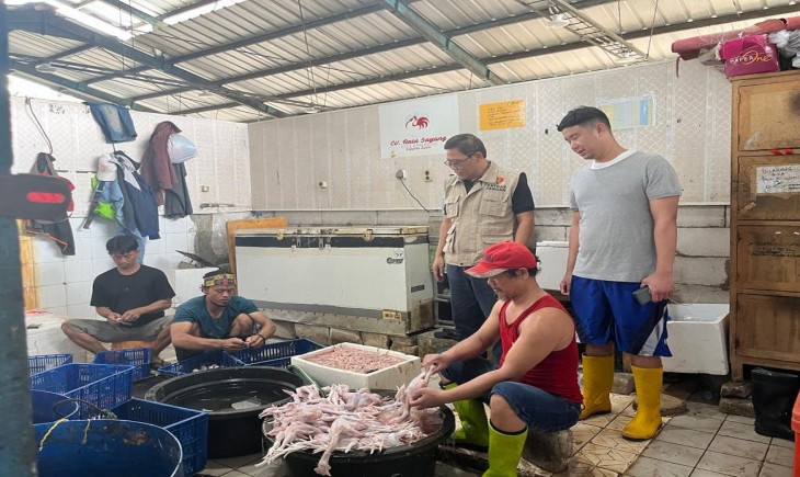 Lokasi pemotongan ayam di Jakarta (badanpangan.go.id)