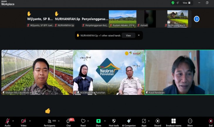 Ngobras Penyuluhan: Transformasi Penyuluh Jadi Agripreneur untuk Pertanian Modern. (Foto: dok. Kementan)