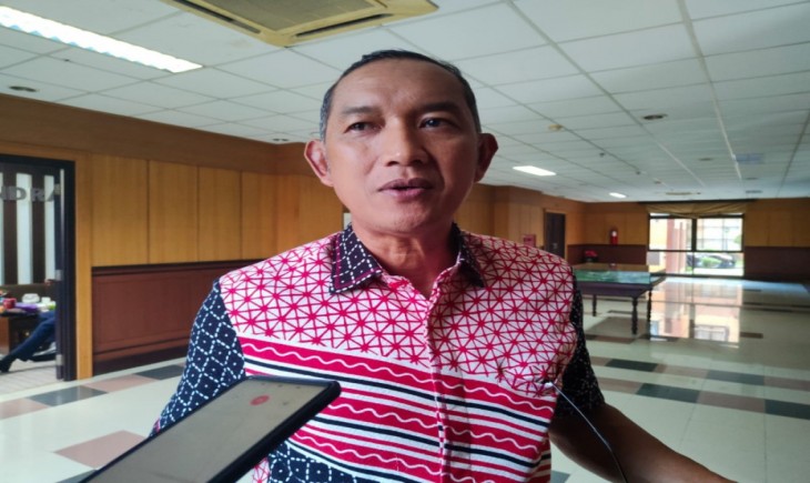 Komisi II DPRD Kaltim Agiel Suwarno saat diwawancarai pewarta. (DPRD Kaltim)