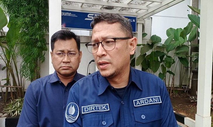 Direktur Teknik Perumda Tirta Pakuan Kota Bogor Ardani Yusuf saat ditemui awak media. (Muttaqien/PanganNews.id)