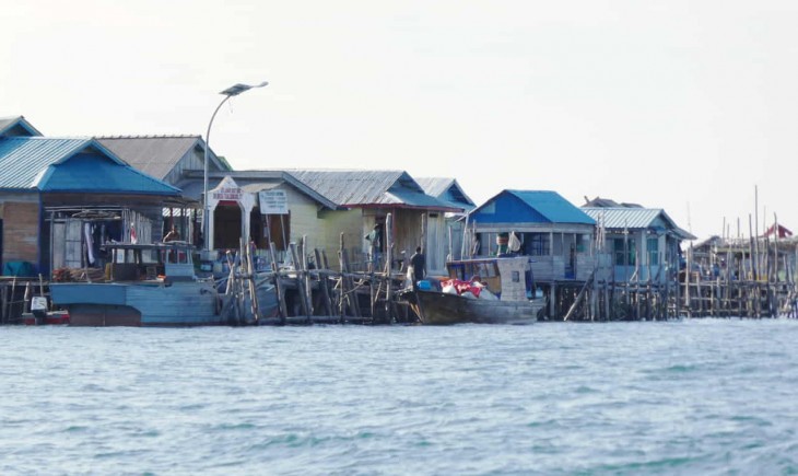 Pemukiman di wilayah pesisir Kepri. (Foto : kepripedia)