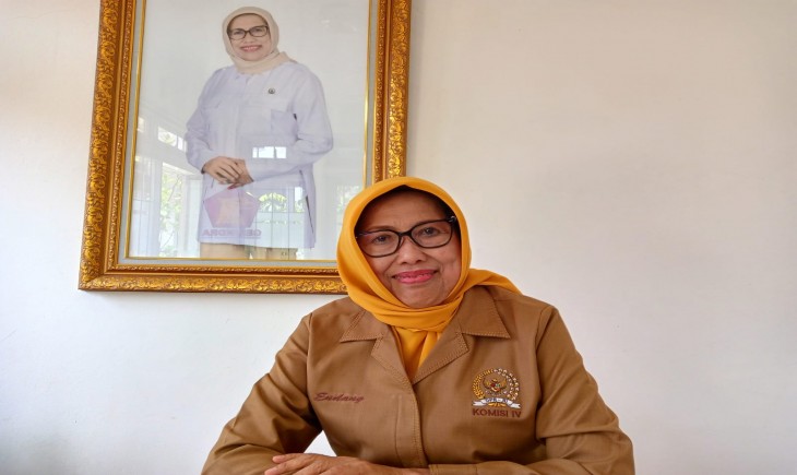 Anggota Komisi IV DPR RI, Endang S. Thohari menyampaikan harapan terkait pergantian Menteri Pertanian. (Nicko/Pangannews.id)