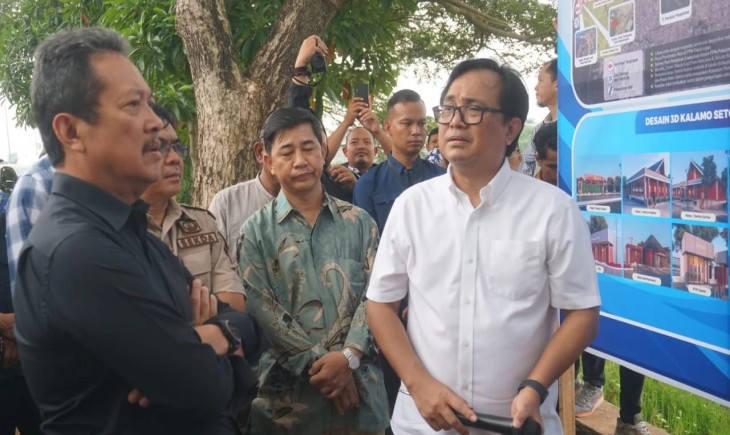 KKP saat pantau lokasi Kalamo Pekalongan (Pemkot Pekalongan)