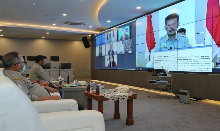 Foto : Kementerian Pertanian menempati peringkat pertama atas keterbukaan informasi publik tahun 2020.