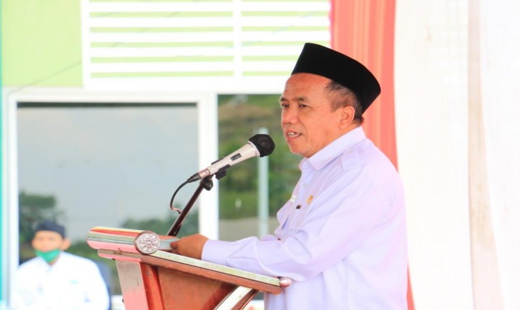 Wakil Bupati Pasuruan, Abdul Mujib Imron, menggarisbawahi pentingnya manajemen pengelolaan tata guna air bagi petani (Pemkab Pasuruan)