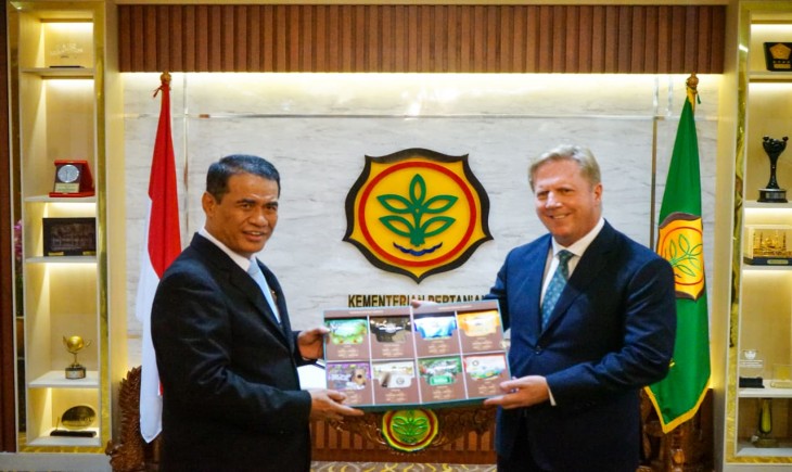 Menteri Todd McClay usai pertemuan dan penandatanganan Memorandum of Understanding (MoU) di Kantor Pusat Kementerian Pertanian (Kementan), Jakarta Selatan, Kamis (7/8/2025). (Foto: dok. Kementan)