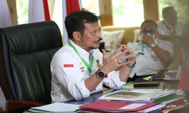 Foto : Menteri Pertanian Syahrul Yasin Limpo.