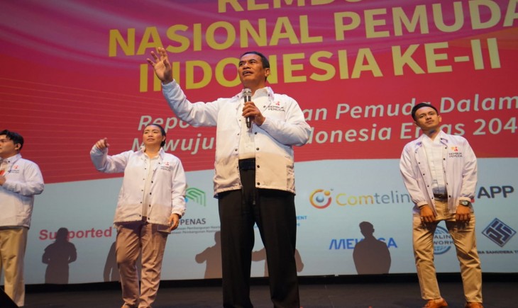 Mentan saat membuka Rembuk Nasional Pemuda Indonesia ke 2 yang digelar di Djakarta Theater, Minggu, 8 September 2024. (Foto: Dok. Kementan)