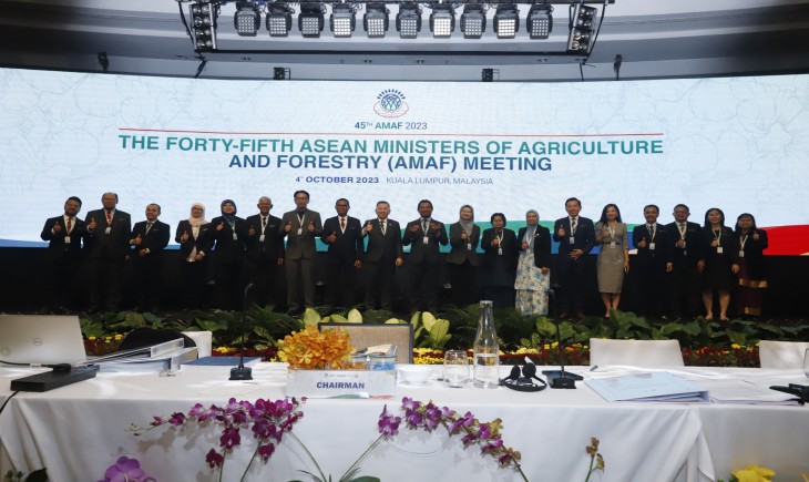 Foto : Rangkaian pertemuan ASEAN Ministers on Agriculture and Forestry (AMAF) ke-45, digelar di Kuala Lumpur pada tanggal 2-6 Oktober 2023.