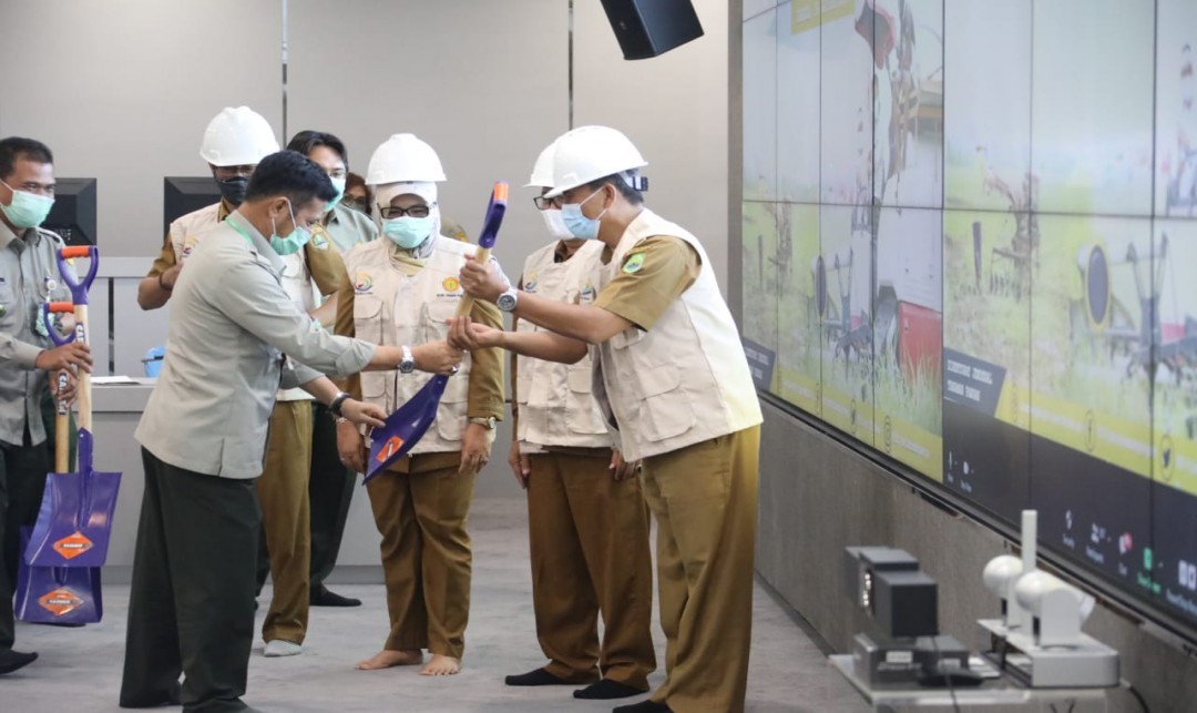 Foto : Mentan  SYL Saat di Ruangan AWR.