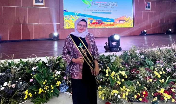 Foto : Prestasi membanggakan kembali ditorehkan oleh salah satu Young Ambassador Agriculture (YAA) 2025 bernama Erliana.
