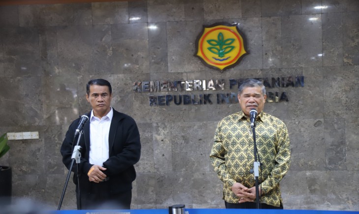 Menteri Pertanian dan Keterjaminan Makanan Malaysia dalam pernyataan resminya usai pertemuan bilateral dengan Menteri Pertanian Republik Indonesia di kantor Pusat Kementerian Pertanian, Jakarta, Selasa(22/4/25). (Foto: dok. Kementan)