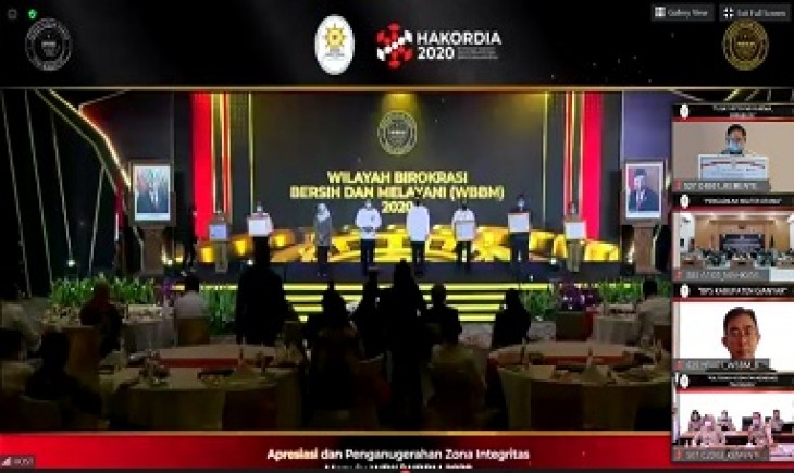 Foto : Pusat Veteriner Farma mendapat predikat Wilayah Bebas dari Korupsi (WBK) dari Kementerian Pendayagunaan Aparatur Negara dan Reformasi Birokrasi (PANRB).