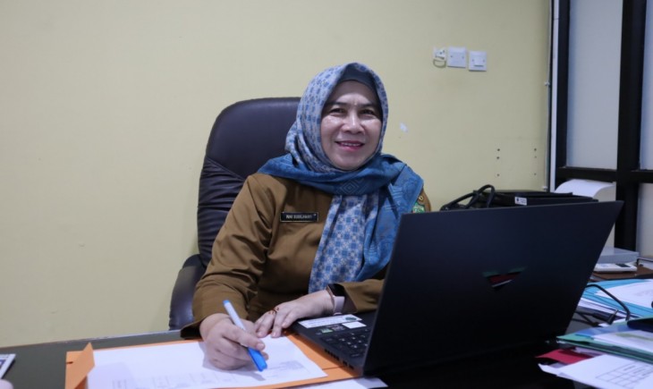Plh Kepala Dinas Pangan, Tanaman Pangan dan Holtikultura (DPTPH) Provinsi Kaltim, Rini Susilawati. Foto : Humas Pemprov Kaltim)