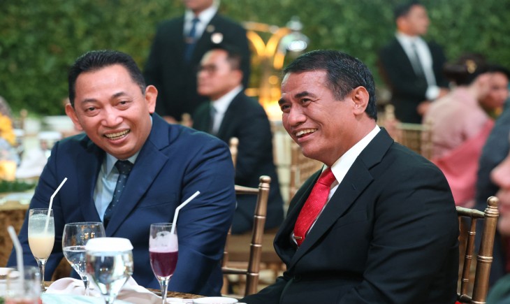 Mentan dan Kapolri Diskusi Swasembada Jagung. (Foto: Dok. Kementan)