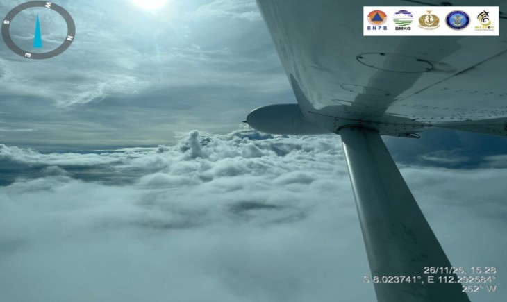Operasi Modifikasi Cuaca di Sumatera (Sumber foto BMKG)