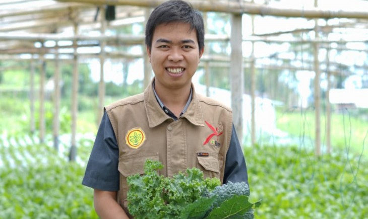Foto : Duta Petani Milenial Kementan, Sofyan Adi Cahyono.