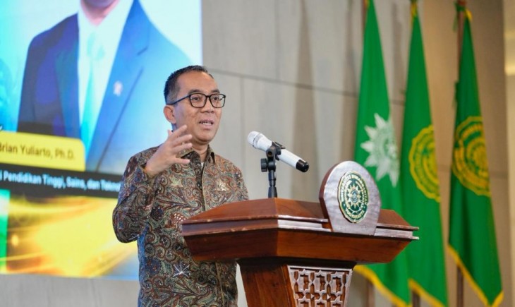 Menteri Pendidikan Tinggi, Sains, dan Teknologi (Mendiktisaintek), Brian Yuliarto. (Foto : UMY)