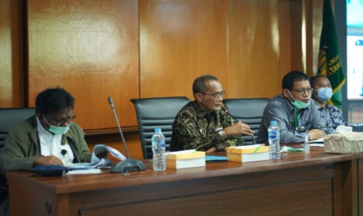 Foto : Acara Rakernas Pembangunan Ketahanan Pangan.