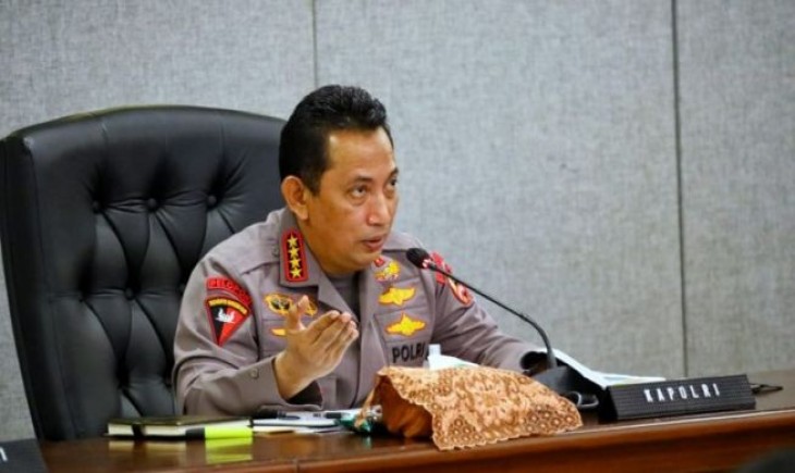 Foto : Kapolri Jenderal Listyo Sigit Prabowo. Sumber Foto : Suara.com
