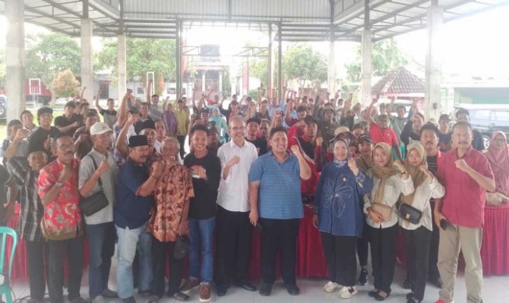 Acara Sosialisasi Pertanian bertema "Peningkatan Produktivitas Pertanian dengan Cara yang Ramah Lingkungan dan Berkelanjutan" di Desa Bendiljati Kulon, Kecamatan Sumbergempol, Kabupaten Tulungagung. (Dok: PDI Perjuangan Jatim)