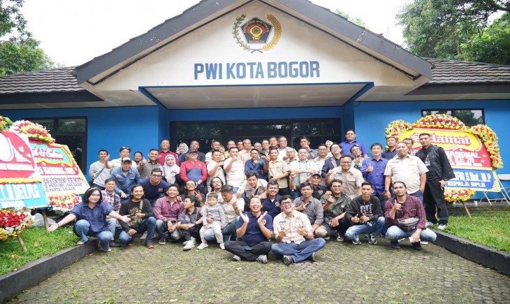 Foto: Hari Pers Nasional (HPN) 2025 dan Hari Ulang Tahun (HUT) ke-79 Persatuan Wartawan Indonesia (PWI) di Mako PWI Kota Bogor, Minggu (9/2/2025).