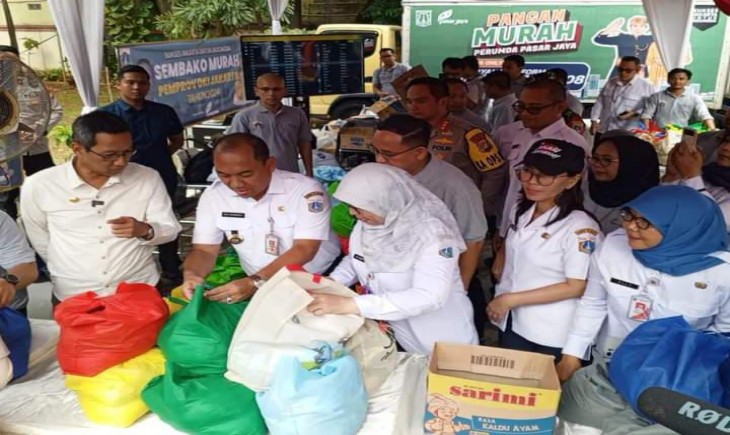 Kegiatan bazar pangan murah di DKI Jakarta (istimewa)