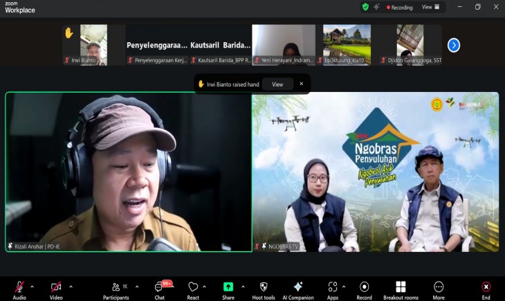 Ngobras Kementan: Pemupukan Berimbang Kunci Bertani Cerdas, Hemat dan Ramah Lingkungan. (Foto: dok. Kementan)