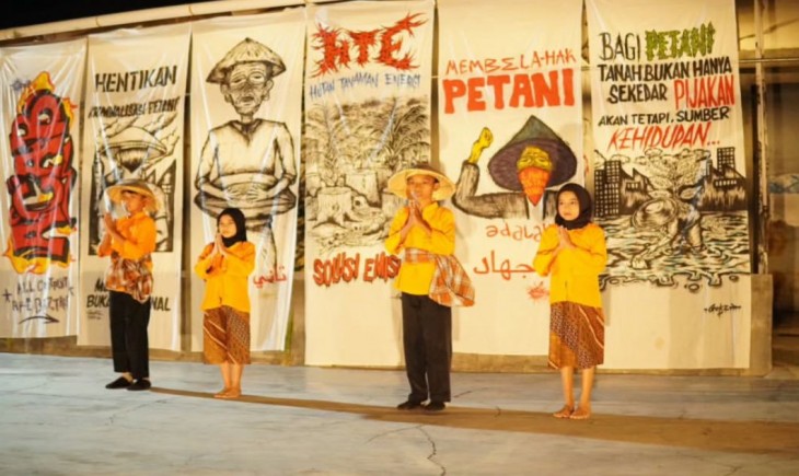 Pesta seni panen padi Maaledungga resmi dibuka pada Selasa (29/4/2025) di Desa Huntu Selatan, Kabupaten Bone Bolango, Gorontalo. (Foto : Instagram @maa.ledungga)