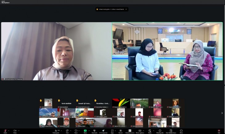 BPPSDMP Menyelenggarakan MSPP Volume 38 secara daring yang diikuti oleh seluruh Penyuluh Pertanian di seluruh Indonesia, Jumat (21/11/2025). (Foto: dok. Kementan)