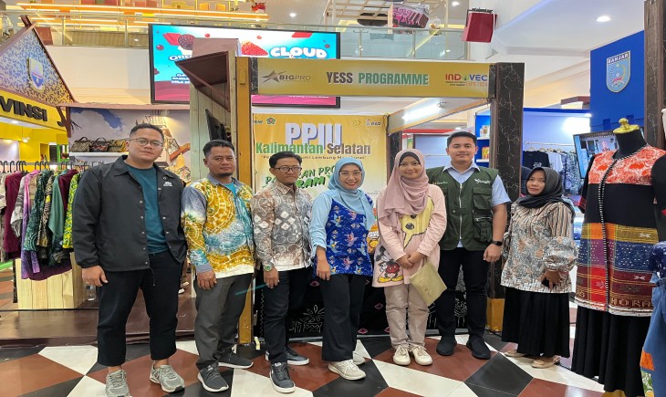 PPIU Kalimantan Selatan Tampilkan Produk Unggulan di Indovec Expo 2024. (Foto: dok. SMK-PPN Banjarbaru)