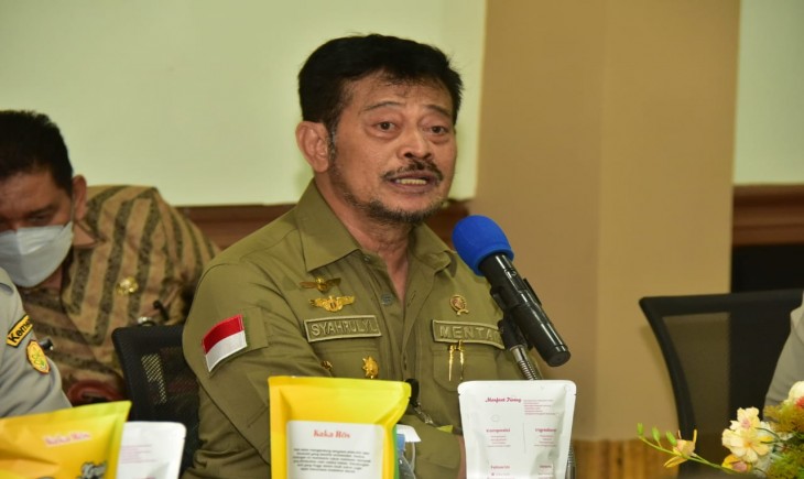 Foto : Mentan Menegaskan Ketersediaan Beras Nasional Saat ini Aman Sehingga Tidak Perlu Dilakukan Impor Beras.