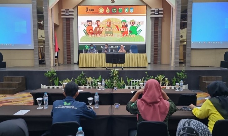 Foto :  Koordinasi dan Evaluasi terkait pelaksanaan Program Yess di Kalimantan Selatan untuk Semester 1.