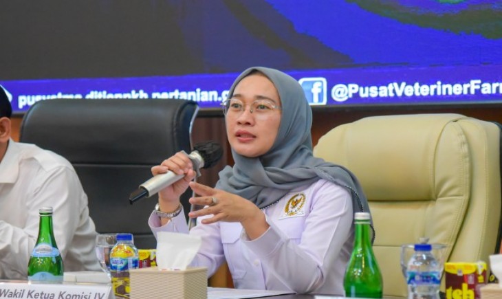 Wakil Ketua Komisi IV DPR RI Anggia Erma Rini Erma Rini menekankan pentingnya menjaga kesehatan hewan ternak dalam lingkup peternakan strategis (dpr.go.id)