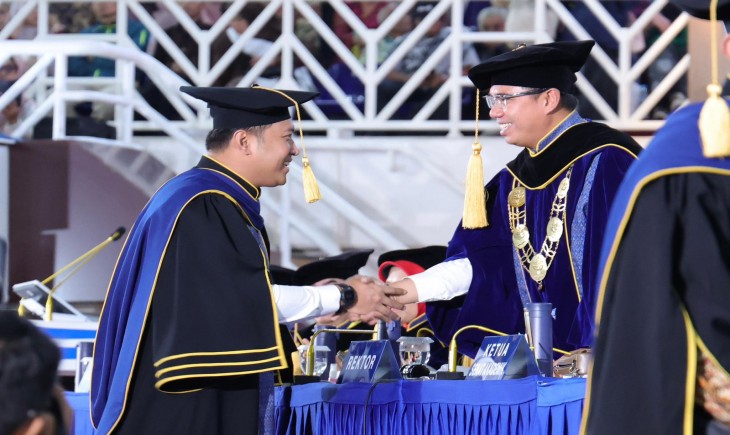 Wamentan Sudaryono Wisuda Doktor IPB dengan IPK 4.0. (Foto: dok. Kementan)