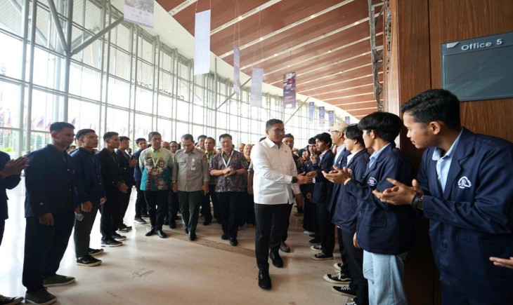 Wamentan meminta ribuan mahasiswa dari seluruh Indonesia untuk memanfaatkan gelaran perkebunan Indonesia Expo atau Bunex. (Foto: Dok. Kementan )