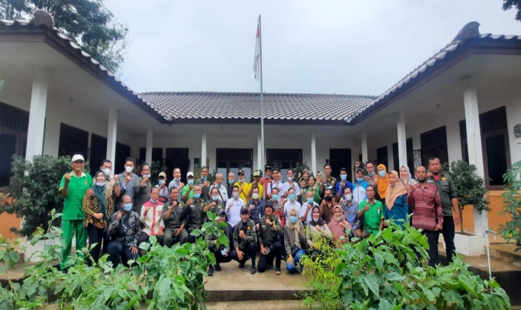 Foto : Kepala Pusat Penyuluhan Pertanian saat Mengunjungi BPP Rambutan untuk Pastikan BPP Rambutan Telah Menjalankan Lima Peran dan Fungsi Kostratani.