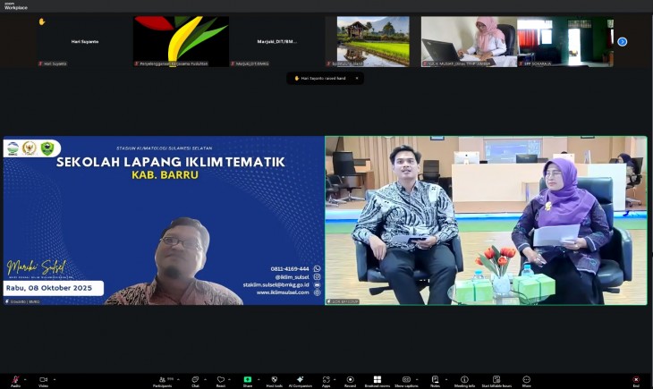 Kementan Dorong Penyuluh Pertanian Dukung Sekolah Lapang Iklim BMKG. (Foto: dok. Kementan)