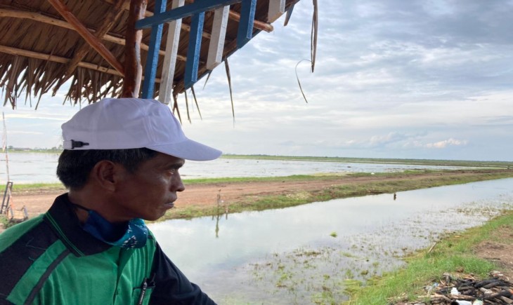 Foto : petani di kawasan food estate Klaster 7 dan 8, Kabupaten Kapuas, Kalimantan Tengah (Kalteng)