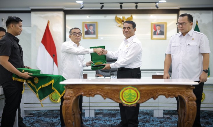 Kementan, Kemendiktisaintek, dan BRIN Perkuat Sinergi Riset untuk Dukung Swasembada Pangan dan Hilirisasi. (Foto: dok. Kementan)