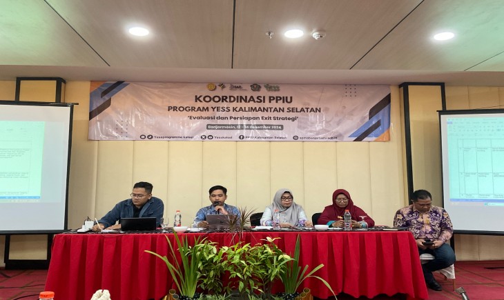 Kegiatan koordinasi dalam rangka evaluasi pelaksanaan Program YESS sekaligus mempersiapkan strategi keberlanjutan program (exit strategy). (Foto: Dok. Kementan)