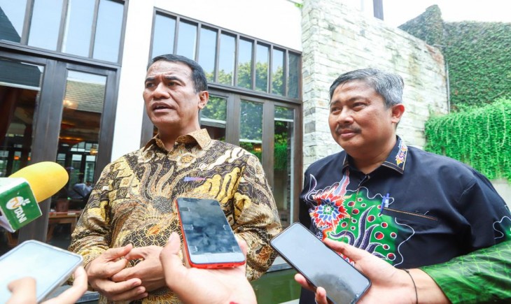 Mentan Amran saat berdiskusi bersama pimpinan media di Jakarta, Kamis 2 November 2023. (Dok. Kementan)