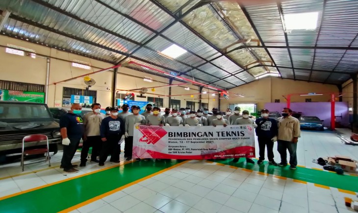 Foto : Bimbingan Teknisnya Tentang Pengenalan dan Pembuatan Chopper Multifungsi.