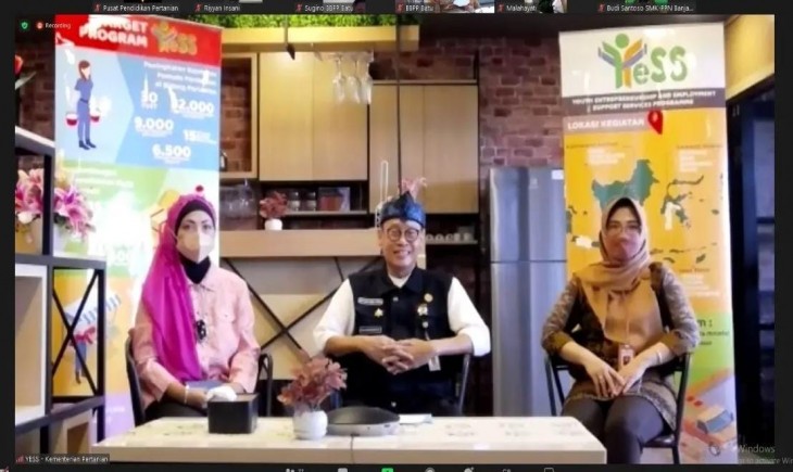 Foto : Press Conference Persiapan Penjurian dan Pengukuhan Young Ambassador Program YESS Tahun 2022 .