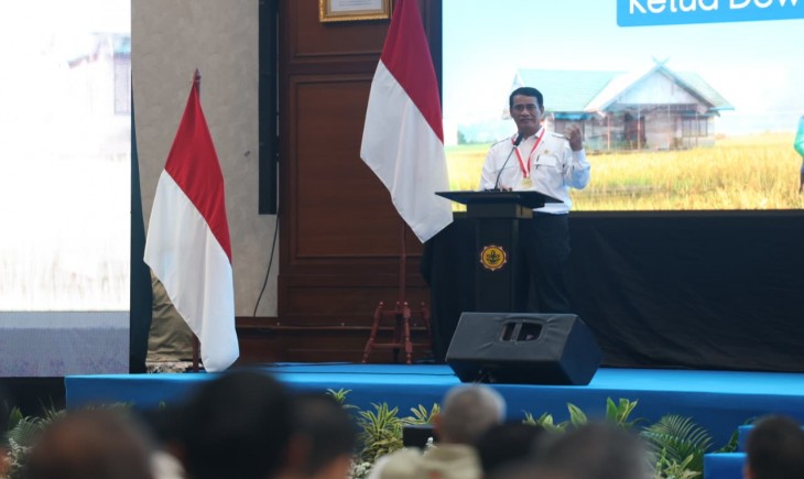 Mentan Amran saat berdialog bersama HKTI di Kantor Pusat Kementerian Pertanian, Jakarta, Selasa (16/12/2025). (Foto: dok. Kementan)
