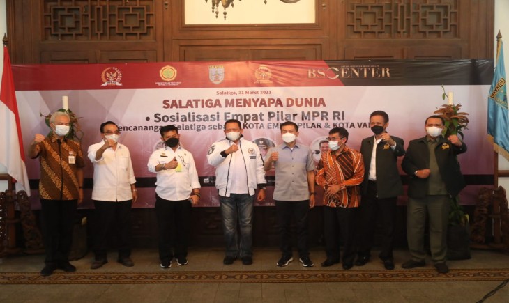 Foto : Sosialisai Empat Pilar dan Kota Vanili di Pendopo Rumah Dinas Walikota Salatiga
