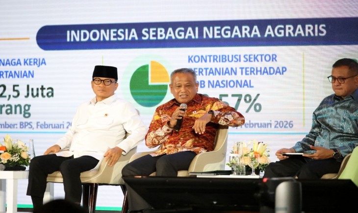 Wamentan Saleh dalam Agri Food Forum yang diselenggarakan di Jakarta, Senin (19/10).