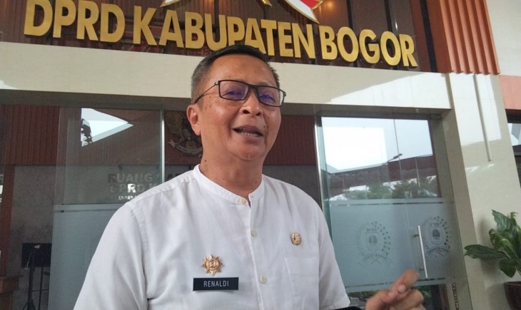 Kepala Dinas Pemberdayaan Masyarakat dan Desa (DPMD) Kabupaten Bogor, Renaldi Yushab Fiansyah. (Egi/PanganNews.id)