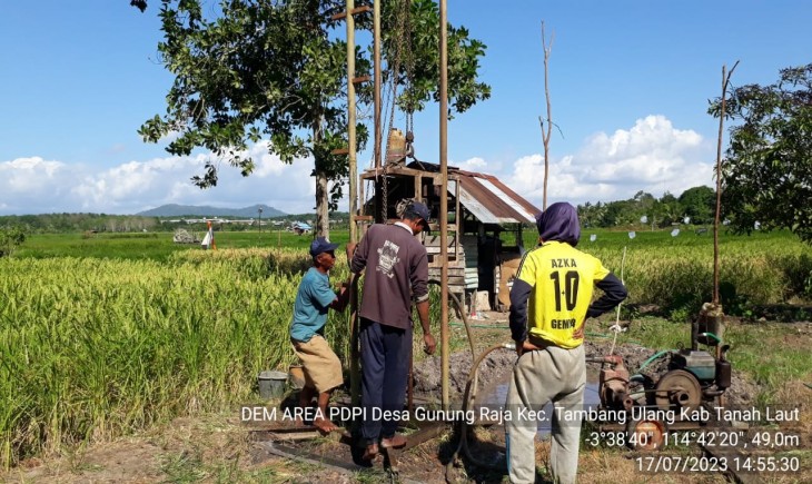 Dem DPI Halau Dampak El Nino di Kabupaten Tanah Laut. (Dok. Kementan)